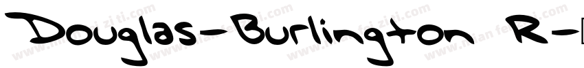 Douglas-Burlington R字体转换